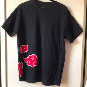 Adult M black NARUTO AKATSUKI T-shirt